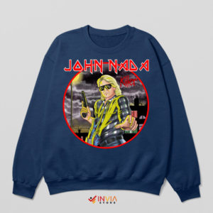 Nada They Live Killers Cover Art Navy Sweatshirt