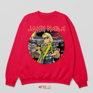 Nada They Live Killers Cover Art Red Sweatshirt