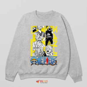 Netflix One Piece Sanji Lighter Sport Grey Sweatshirt