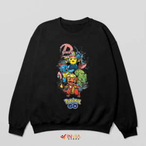 New Avengers Pokemon Characters Sweatshirt