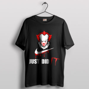 Nike of Nightmares Pennywise Logo Black T-Shirt