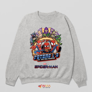 No Way Home Multiverse Peter 1-3 Sport Grey Sweatshirt