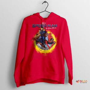 No Way Home Strange Portal Spider-Man Red Hoodie