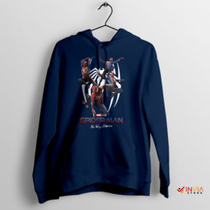 No Way Home Swing All Peter Parker Navy Hoodie