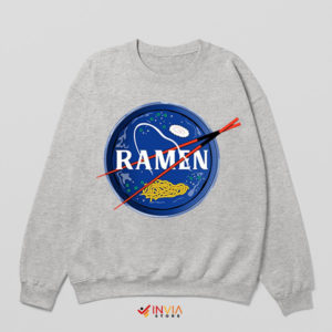 Noodle Astronaut NASA Ramen Sport Grey Sweatshirt