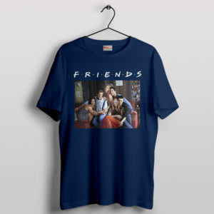 Nostalgia in Style Friends TV Series Navy T-Shirt