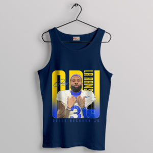 Odell Beckham Jr Fan Apparel Navy Tank Top