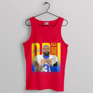 Odell Beckham Jr Fan Apparel Red Tank Top