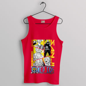 One Piece Vinsmoke Sanji Lighter Red Tank Top