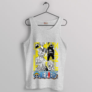 One Piece Vinsmoke Sanji Lighter Sport Grey Tank Top