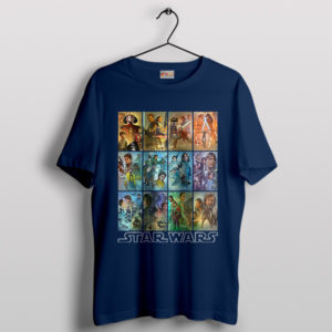 Original All Star Wars Movies Navy T-Shirt