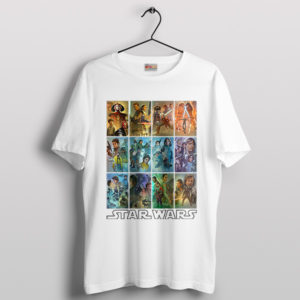 Original All Star Wars Movies White T-Shirt