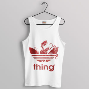 Outpost 31 Expedition Adidas Logo White Tank Top