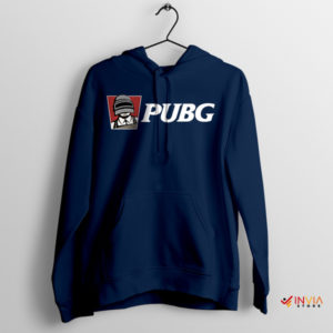 PUBG Winner Winner KFC Style Navy Hoodie