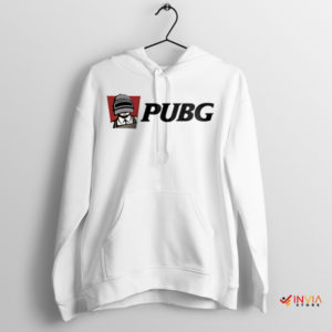 PUBG Winner Winner KFC Style White Hoodie