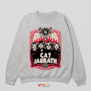 Paws of Darkness Black Sabbath Sport Grey Sweatshirt