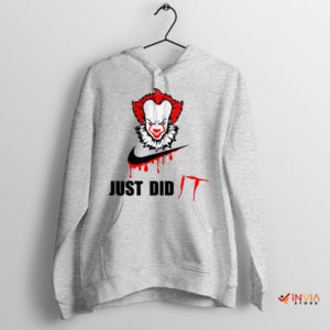 Pennywise Face Just Did It Nike Sport Grey Hoodie