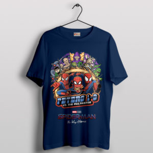 Peter 1-3 in the Multiverse Spider-Man Navy T-Shirt