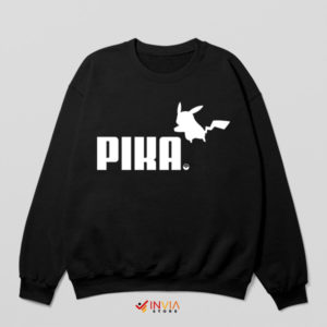 Pikachu Electric Pokemon Puma Black Sweatshirt