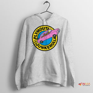 Pink Sedan Homer Plymouth Junkerolla Sport Grey Hoodie