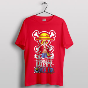 Pirate King Style Monkey D Luffy Red T-Shirt