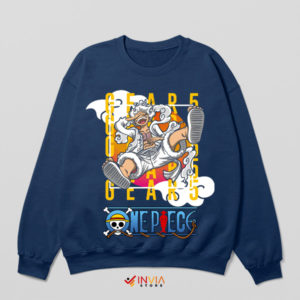 Pirate Luffy Gear 5 Transformation Navy Sweatshirt