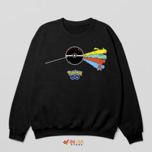 Pokeball on the Dark Side Pink Floyd Sweatshirt