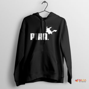 Pokemon GO Pika Puma Symbol Black Hoodie