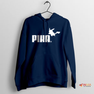 Pokemon GO Pika Puma Symbol Navy Hoodie