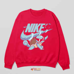 Pokemon GO Squirtle Nike Sport Red Sweatshirt