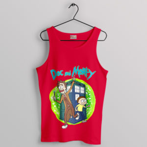 Portal Rick and Morty in the Tardis Tank Top