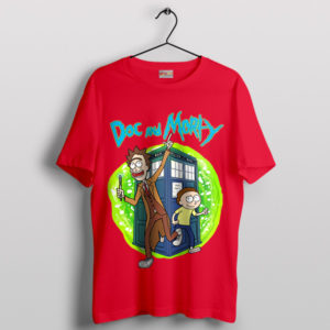 Portal into Multiverse Rick Morty Tardis T-Shirt