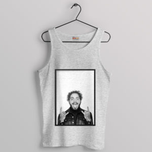 Post Malone Live It Up Tour Merch Sport Grey Tank Top