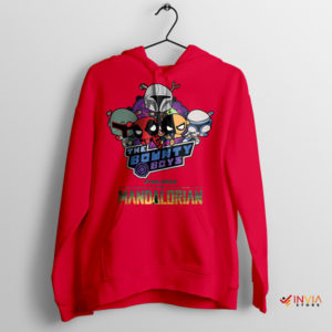 Powerpuff The Mandalorian Bounty Red Hoodie