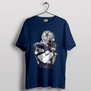 Pray Deion Sanders NFL Merch Navy T-Shirt