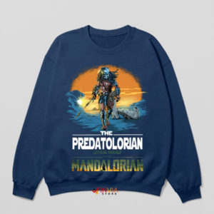 Predator Engine The Mandalorian Navy Sweatshirt