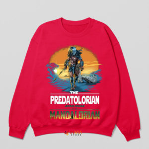 Predator Engine The Mandalorian Red Sweatshirt