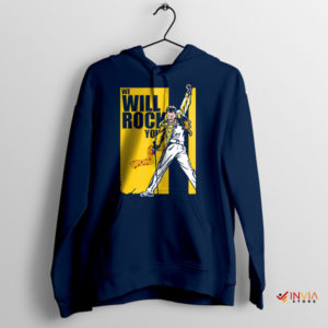 Queen of Assassins We Will Rock You Navy Hoodie