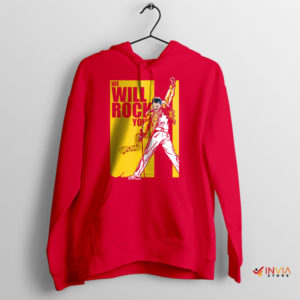 Queen of Assassins We Will Rock You Red Hoodie