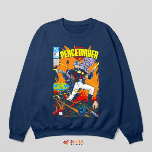 Quote Comic the Peacemaker 2 Navy Sweatshirt