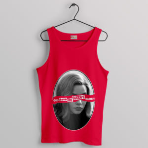 Quote God Save Queen's Gambit Red Tank Top