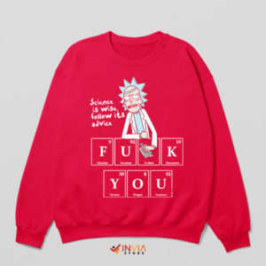 Quotes Rick Sanchez Elements Table Red Sweatshirt