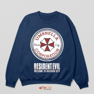 Raccoon City Converse All Star Navy Sweatshirt