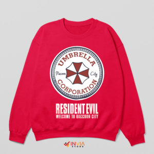 Raccoon City Converse All Star Red Sweatshirt