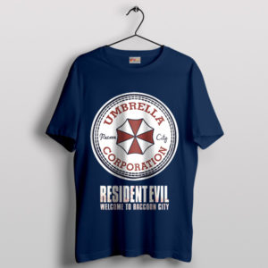 Raccoon City Umbrella Corps Converse Navy T-Shirt