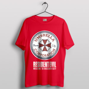 Raccoon City Umbrella Corps Converse Red T-Shirt