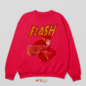 Race Through The Flash Vintage Comic Sweatshirt