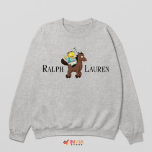 Ralph Wiggum I Saw the Baby Sport Grey Sweatshirt