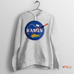 Ramen Noodle NASA Space Odyssey Sport Grey Hoodie