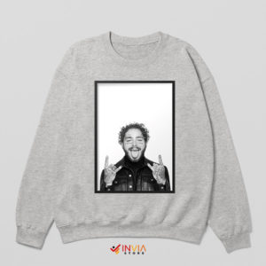 Rap and Roll Memories Post Malone Sport Grey Sweatshirt